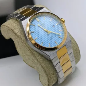 Mens Branded Watch PRX - Golden Silver Tiffany dial