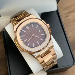 Nautilus Branded Men's Watch - Brown Dial